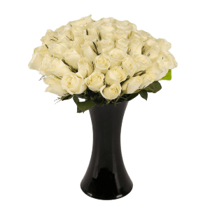 Vazoda Beyaz Gül Aranjman